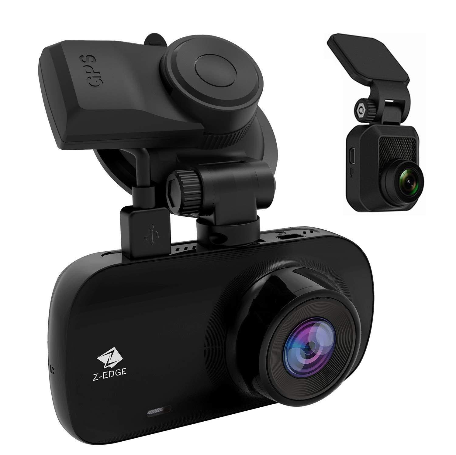 Z-EDGE Z3Pro WiFi Dash Cam Front and Inside, 2K+1080P Front and Inside Dual Dash  Cam, Car Camera, IR Night Vision, Parking Mode, G-Sensor, Support max.  256GB TF Card 