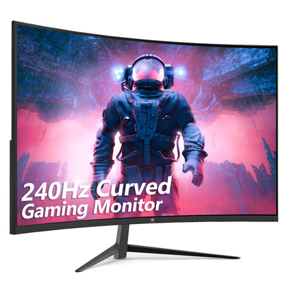 UG27P 27" 曲面ゲーミング モニター 240Hz 1ms 1920x1080 16:9 フレームレス、AMD Freesync Premium 対応、DisplayPort &amp; HDMI ポート付き