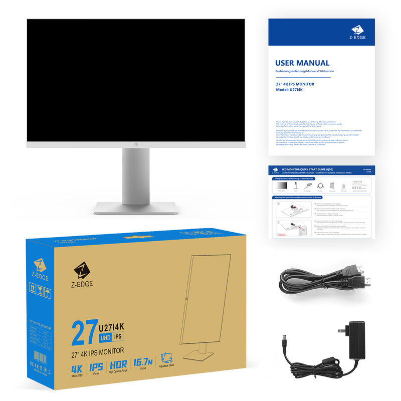 U27I4K 27" 4K IPS Monitor