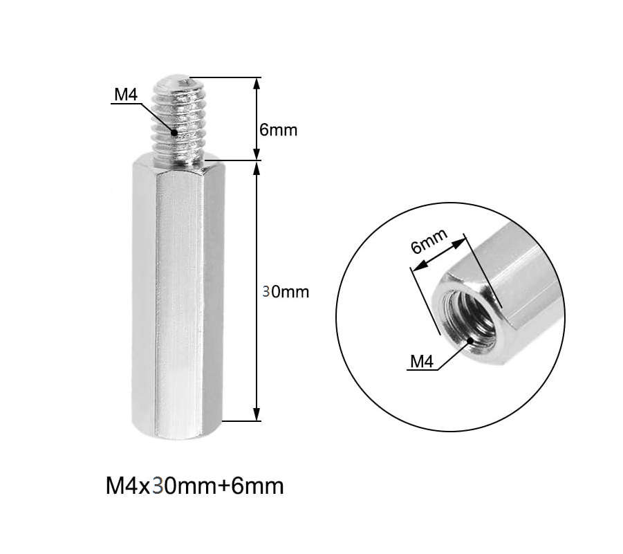 Spacers for VESA Mounting, Only for Z-Edge U24C & U27C