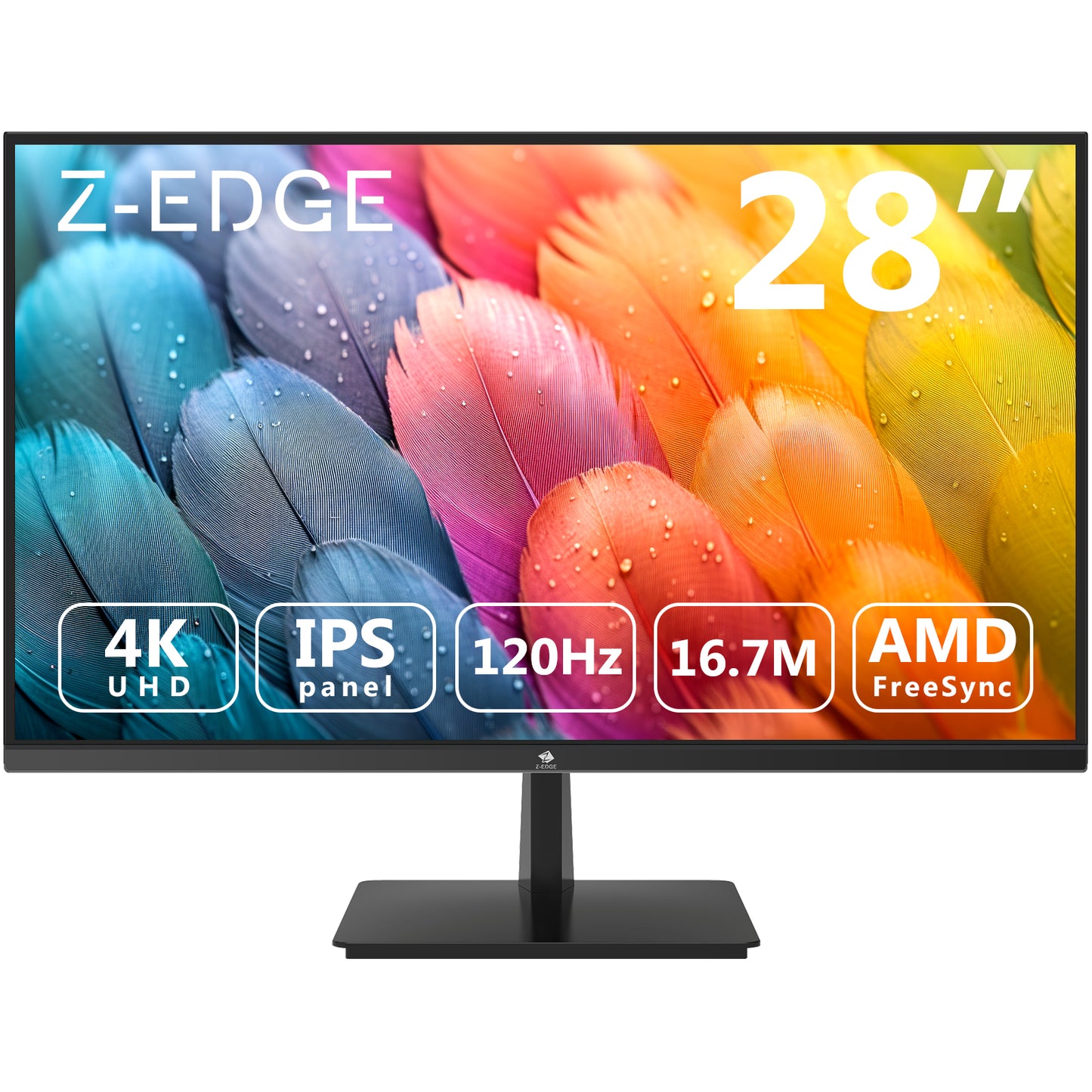 U28I4K 28" 4K 120Hz IPS Monitor UHD 3840x2160 HDMI DP Port Eye-Care FreeSync