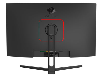 Z-EDGE 27" 165Hz Curved Gaming Monitor 1ms Full HD 1080P, FreeSync, HDMI & DisplayPort