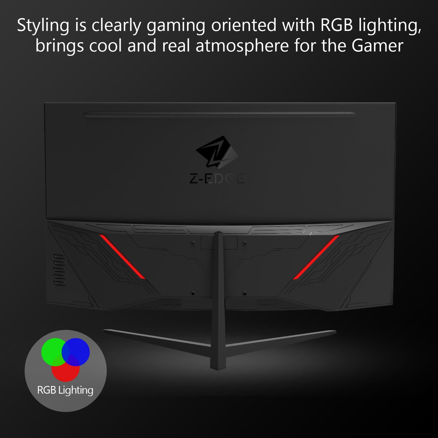 Refurbished: Z-Edge 32 Inch 1500R Curved Gaming Monitor 180Hz 1ms Full HD Support Wall Mount