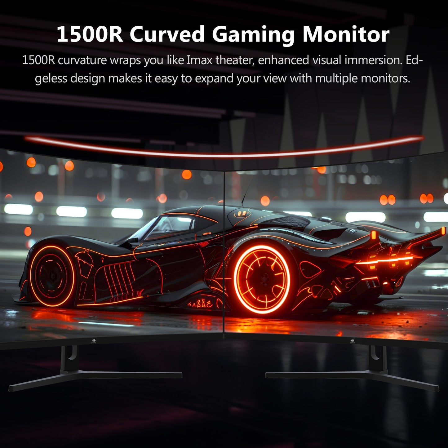 Refurbished: 32" 240Hz Curved Gaming Monitor Full HD 1080P