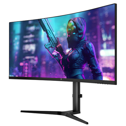 Refurbished: Z-EDGE 34" Ultrawide Curved Gaming Monitor, 165Hz Refresh Rate, 3440x1440 Resolution