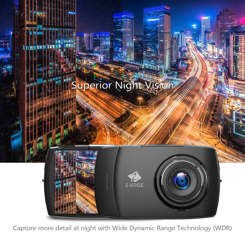 2.4 Screen - 720P HD Dash Cam - 140° Wide Angle w/ 32GB SD Card