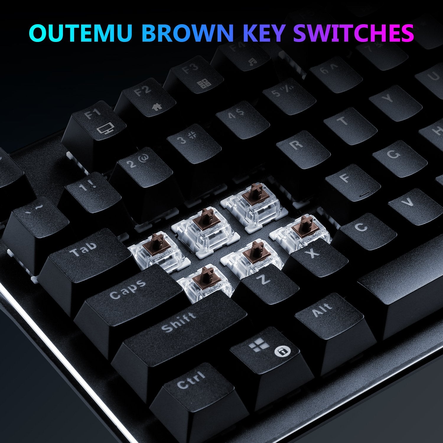 UK108 Mechanical Keyboard Gaming Keyboard 108 Keys with RGB Backlight and Palm Rest Keyboard Keyboard 