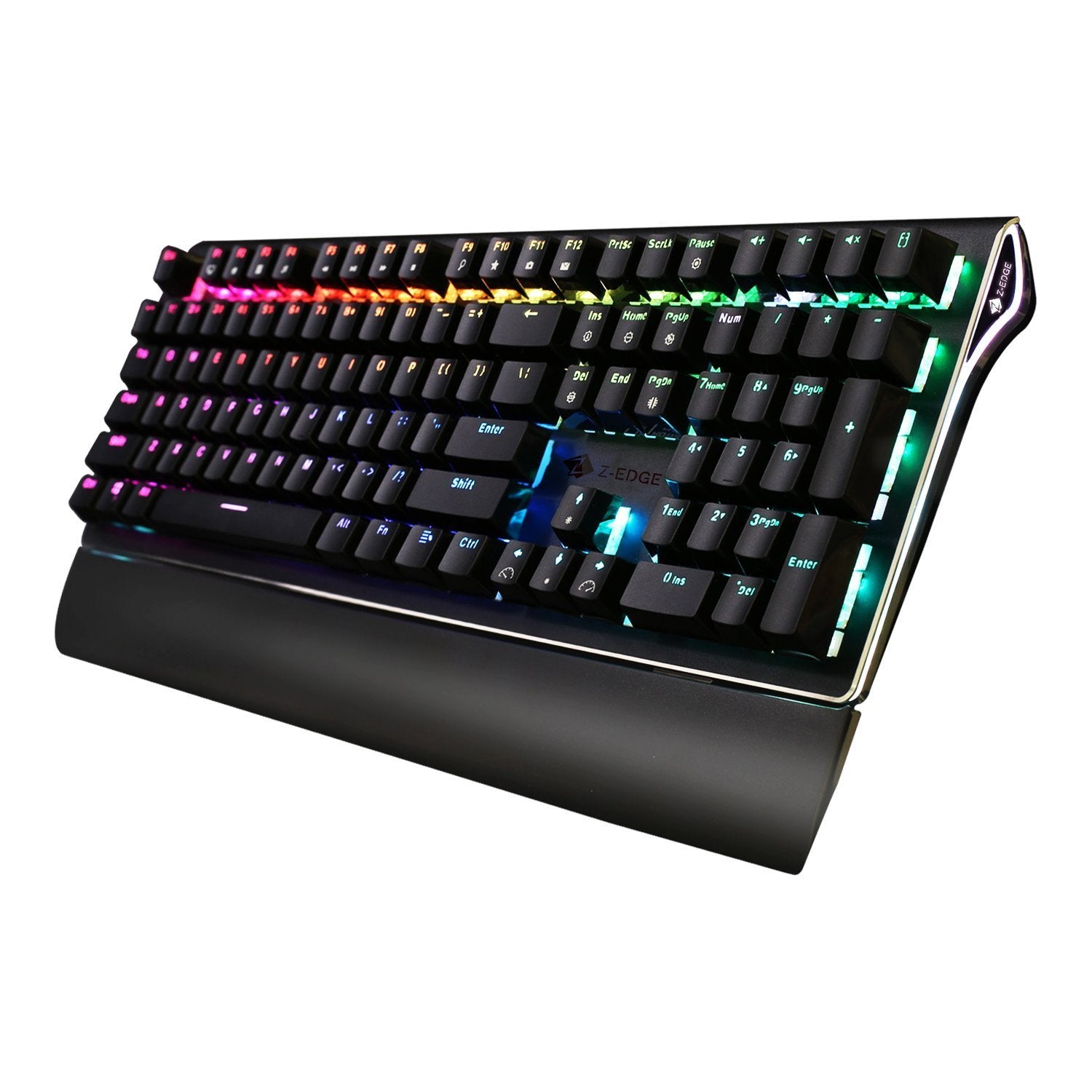 UK108 Mechanical Keyboard Gaming Keyboard 108 Keys with RGB Backlight and Palm Rest Keyboard Keyboard 