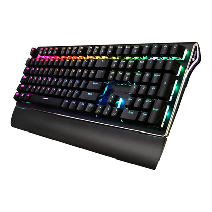 UK108 Mechanical Keyboard Gaming Keyboard 108 Keys with RGB Backlight and Palm Rest Keyboard Keyboard 